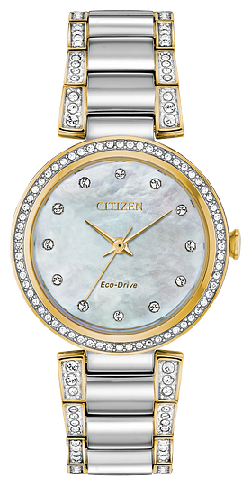 Citizen Eco-Drive Silhouette Crystal Ladies Watch