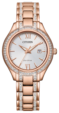 Citizen Eco-Drive Silhouette Crystal Ladies Watch