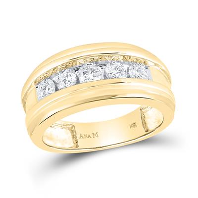 14kt Gold 1.00cttw Diamond Wedding Band